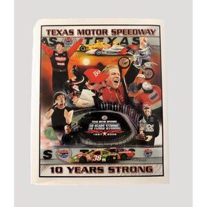 Texas Motor Speedway 10 Years Strong 2006 Anniversary Ed Book Poster